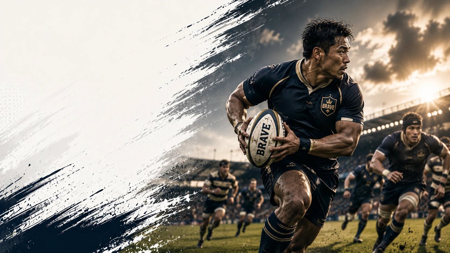 大学ラグビーのフィールド